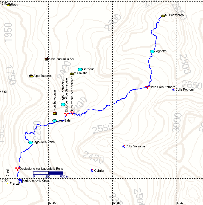 Tracciato GPS