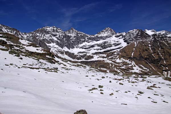 Panorama primaverile a nord dal Colle Sià